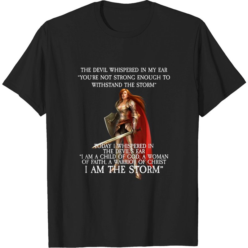 T-shirt pour hommes I Am The Storm Versets Bibliques — T-shirts pour hommes