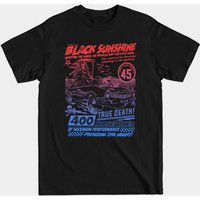 T-shirt pour hommes Black Sunshine Red Blue Hue White Zombie — T-shirts pour hommes
