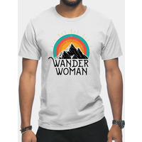 T-shirt Wander Woman Hiker Mountaineer pour hommes