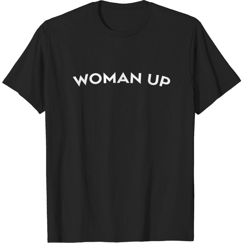 T-shirt pour hommes Woman Up en noir — T-shirts pour hommes