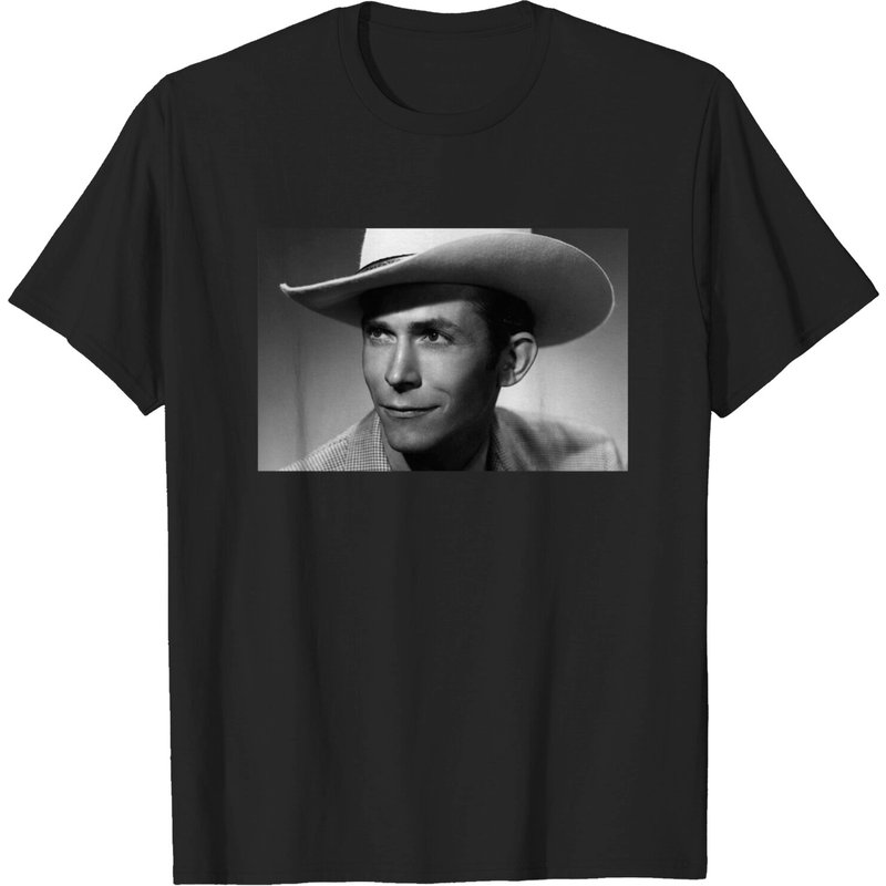 T-shirt pour hommes avec dessin de Hank Williams par Iain Stone — T-shirts pour hommes
