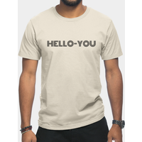 Hello You Men's T-Shirt in Black