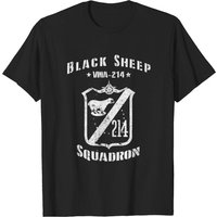 Black Sheep Squadron VMA-214 WWII Vintage Men's T-Shirt