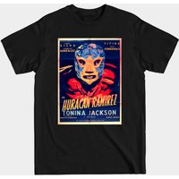 T-shirt Vintage Lucha Libre pour hommes - Noir — T-shirts pour hommes