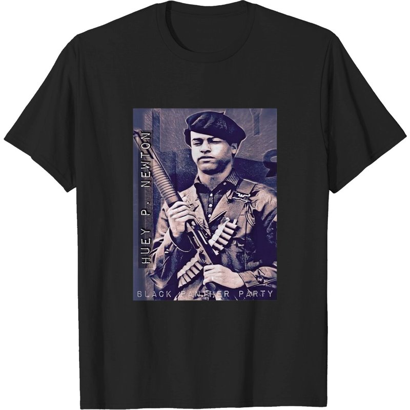 T-shirt pour hommes Huey P. Newton - Noir — T-shirts pour hommes