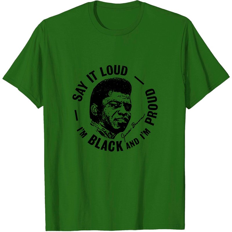 Say It Loud I'm Black & Proud - T-shirt pour hommes de James Brown — T-shirts pour hommes