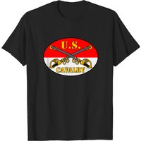 U.S. Cavalry Men's T-Shirt in Black
