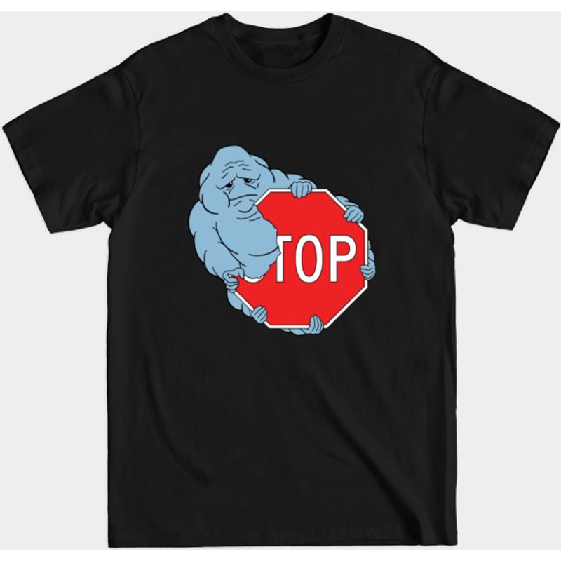 Stop Sign Muncher Ghostbusters Men's T-Shirt — Mens T Shirts