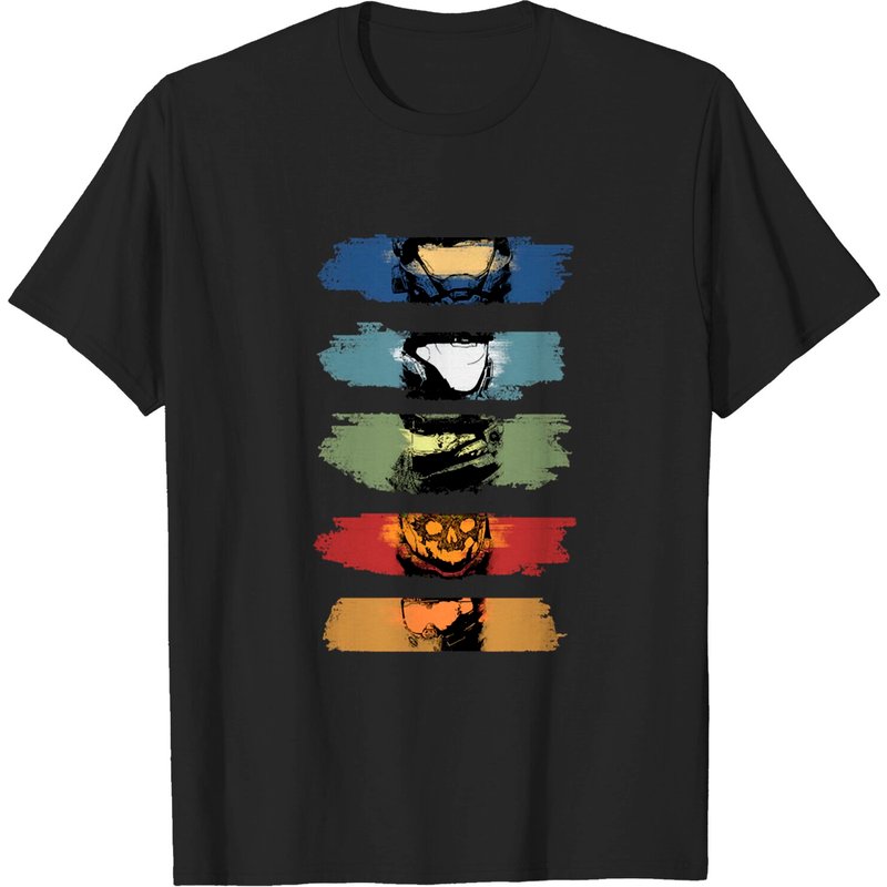 Noble Team Brush Strokes - Halo Reach Men's T-Shirt — Mens T Shirts