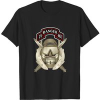 Basic Combat Diver T-Shirt with 75th Ranger Scroll - Men's Black — Mens T Shirts