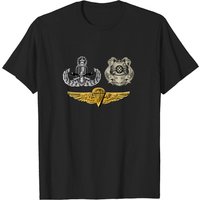T-shirt pour hommes Navy Eod Airborne First Class Diver