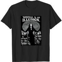 Morticia Addams - T-Shirt Normal Est Une Illusion Pour Hommes — T-shirts pour hommes