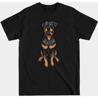 Rottweiler Dog T-Shirt for Men - Black