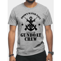 Brown Water Navy Gunboat Crew T-Shirt for Men