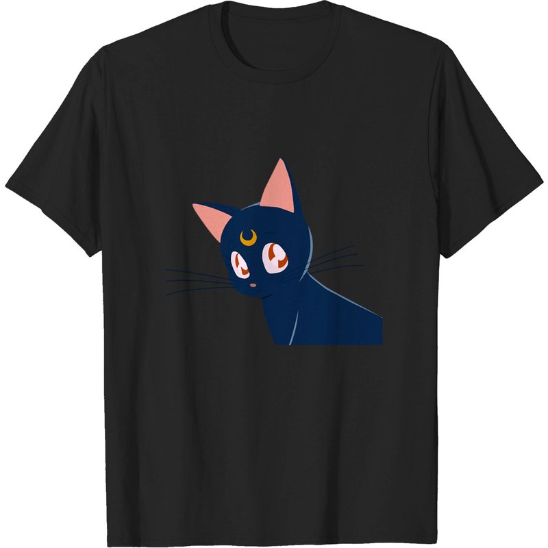 Luna Sailor Moon 90s Anime Style Men's T-Shirt — Mens T Shirts