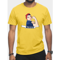 Resist Rosie The Riveter - T-Shirt for Men — Mens T Shirts