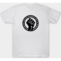 T-shirt Radical Far Left Marxist Cult of Wokeness avec poing pour hommes — T-shirts pour hommes