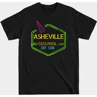 Asheville, Cesspool of Sin - T-shirt pour hommes — T-shirts pour hommes