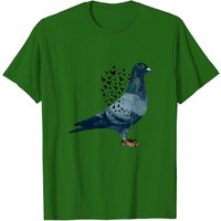 T-shirt pour hommes NYC Pigeon - Pigeon en noir