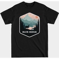 T-shirt Vintage Montagnes de Blue Ridge Georgia pour Hommes — T-shirts pour hommes