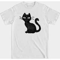 T-shirt pour hommes Chat Noir Adorable — T-shirts pour hommes
