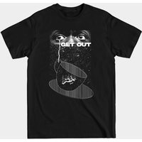 T-shirt Noir pour Hommes Get Out! — T-shirts pour hommes