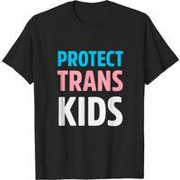 T-shirt pour hommes Protect Trans Kids en noir