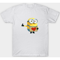T-shirt noir pour hommes Minions