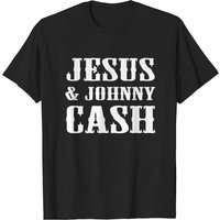 T-shirt pour hommes Jesus et Johnny Cash — T-shirts pour hommes