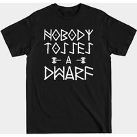 T-shirt pour hommes Nobody Tosses A Dwarf en noir