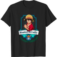 T-shirt One Piece Anime Monkey D Luffy pour hommes