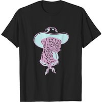 T-shirt pour hommes Black Labrador Cowdog