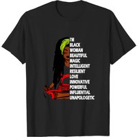 T-shirt pour hommes Unapologetically Black - Cadeau fierté femme noire — T-shirts pour hommes
