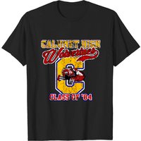 T-shirt Calumet High Wolverines Promotion 84 Distressé — T-shirts pour hommes