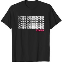 T-shirt pour hommes Unprecedented Times en noir — T-shirts pour hommes