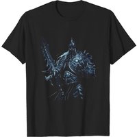 T-shirt noir pour hommes Lich King