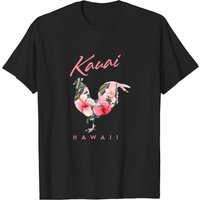 T-shirt pour hommes Kauai Hawaii Flower Hibiscus Chicken Lover — T-shirts pour hommes