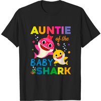Auntie Of The Baby Shark Men's T-Shirt in Black