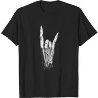 Metal Horns Men's T-Shirt in Black