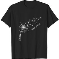 T-shirt de sensibilisation au cancer du poumon - Ne jamais abandonner