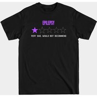 T-shirt pour hommes Epilepsy Warrior - Noir