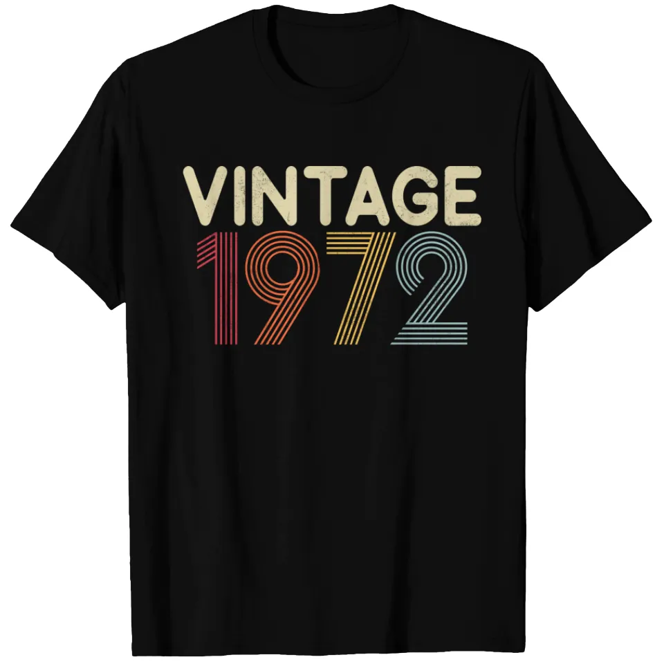 T-shirt pour hommes 1972 Vintage