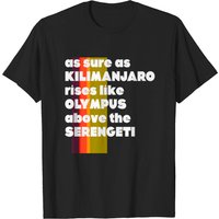 T-shirt avec les paroles de Africa de Toto pour hommes - Noir — T-shirts pour hommes