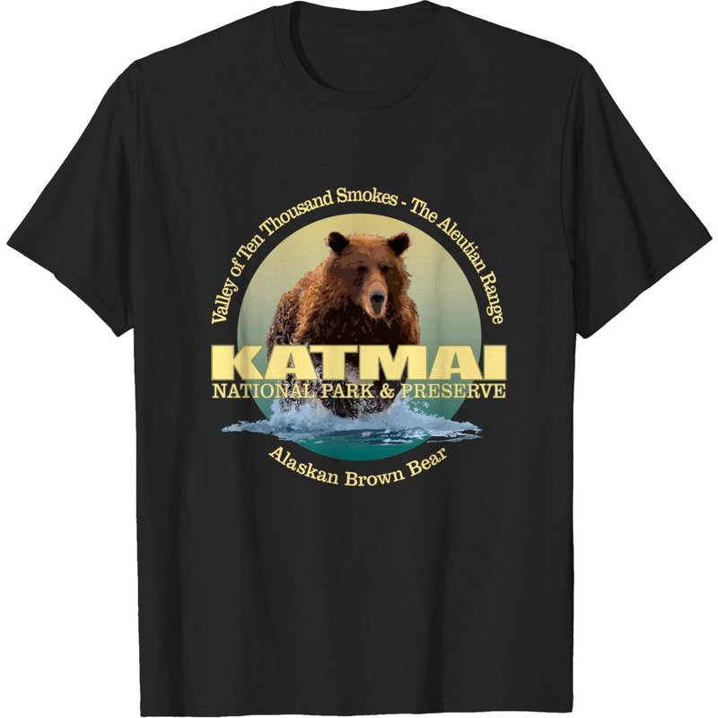 T-shirt pour hommes Katmai National Park (ours) — T-shirts pour hommes