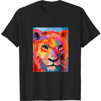 T-shirt pour hommes Lioness en noir — T-shirts pour hommes
