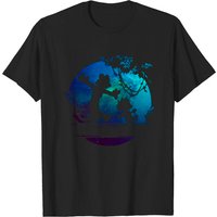 T-shirt pour hommes Calvin And Hobbes Galaxy