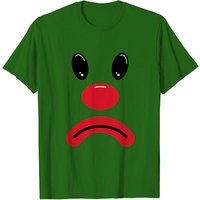 T-shirt Sad Clown Rouge & Noir pour Hommes