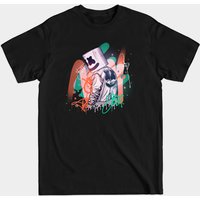 T-shirt Marshmello Neon Graffiti pour hommes - Noir