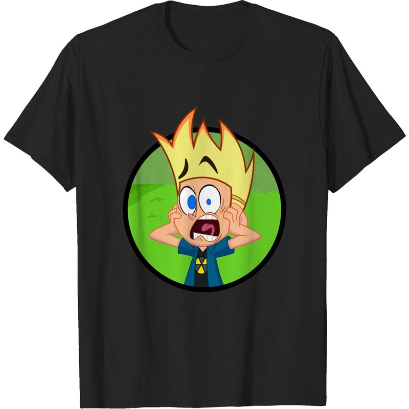T-shirt Johnny Test pour hommes - Noir — T-shirts pour hommes