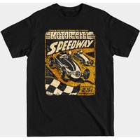 T-shirt pour hommes Motor City Speedway - Noir